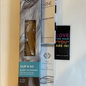 She Clip & Go #18‏ Ash blonde18” Hair Extension.